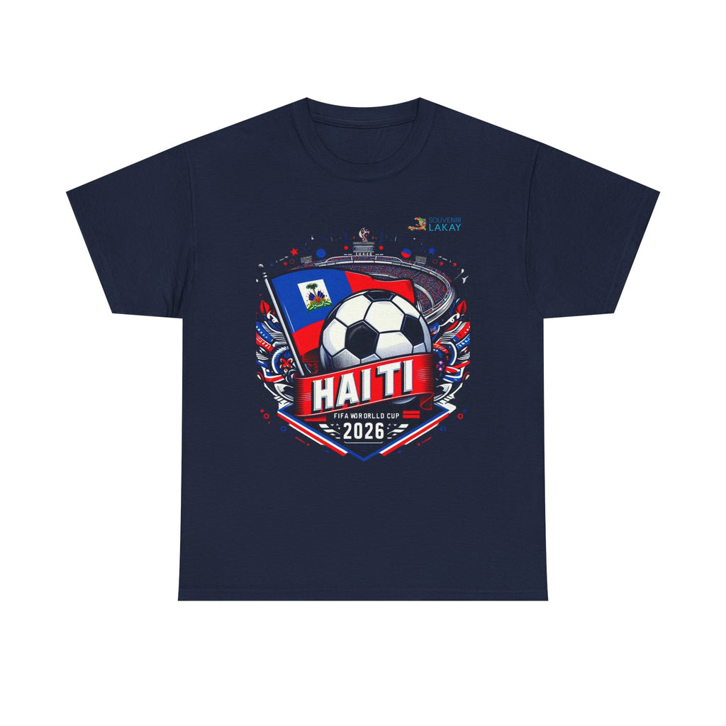 Haiti 2026 Soccer Fan Tee — Flag & Football Supporter Shirt