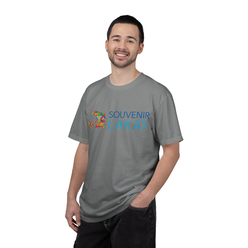 Souvenir Lakay T-Shirt — Colorful Haiti Map Graphic