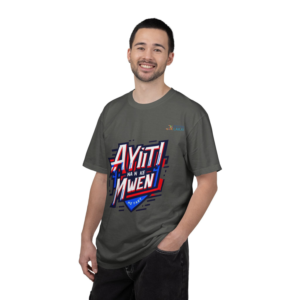T-Shirt — 'Ayiti Nan Ke Mwen' Haitian Pride Graphic Tee