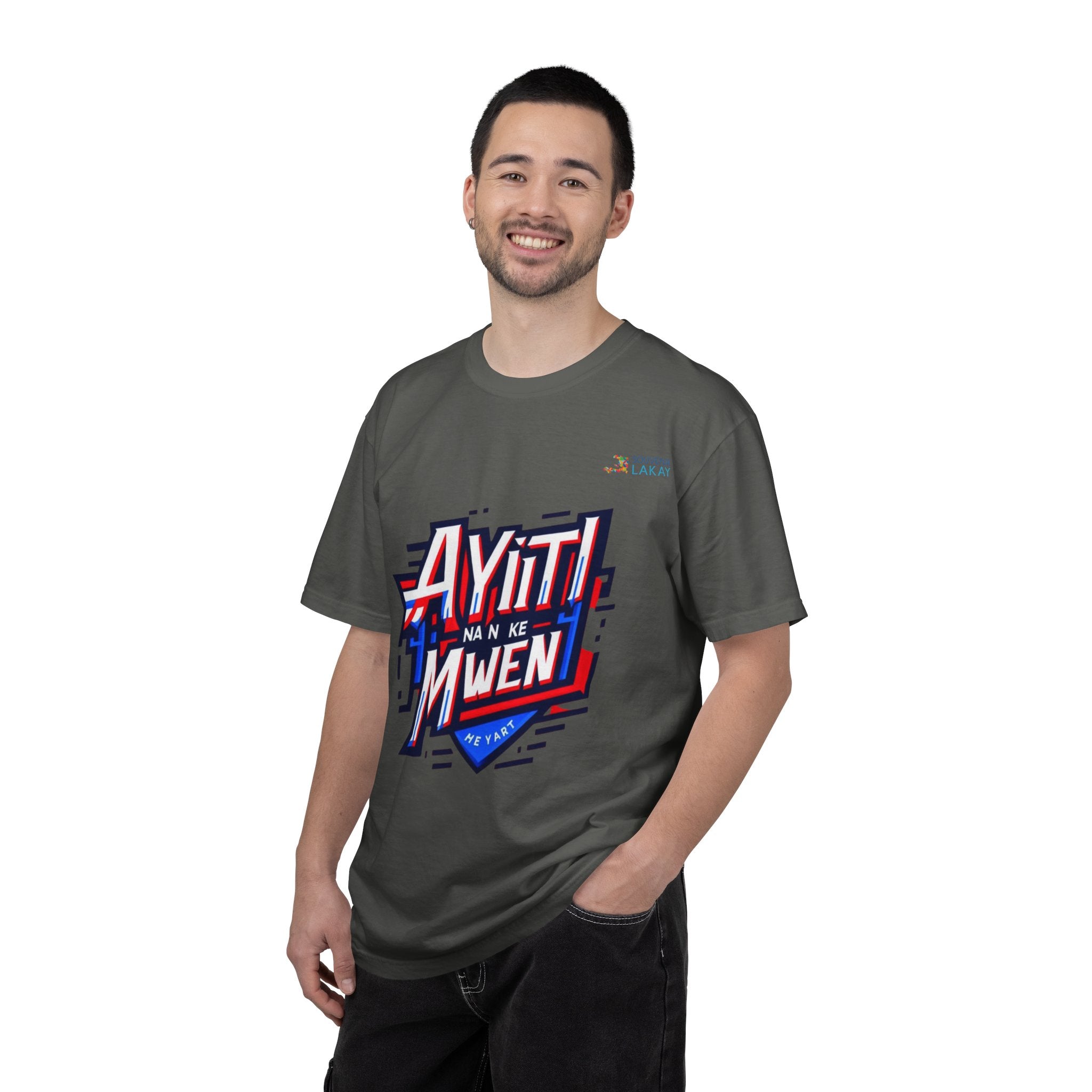T-Shirt — 'Ayiti Nan Ke Mwen' Haitian Pride Graphic Tee