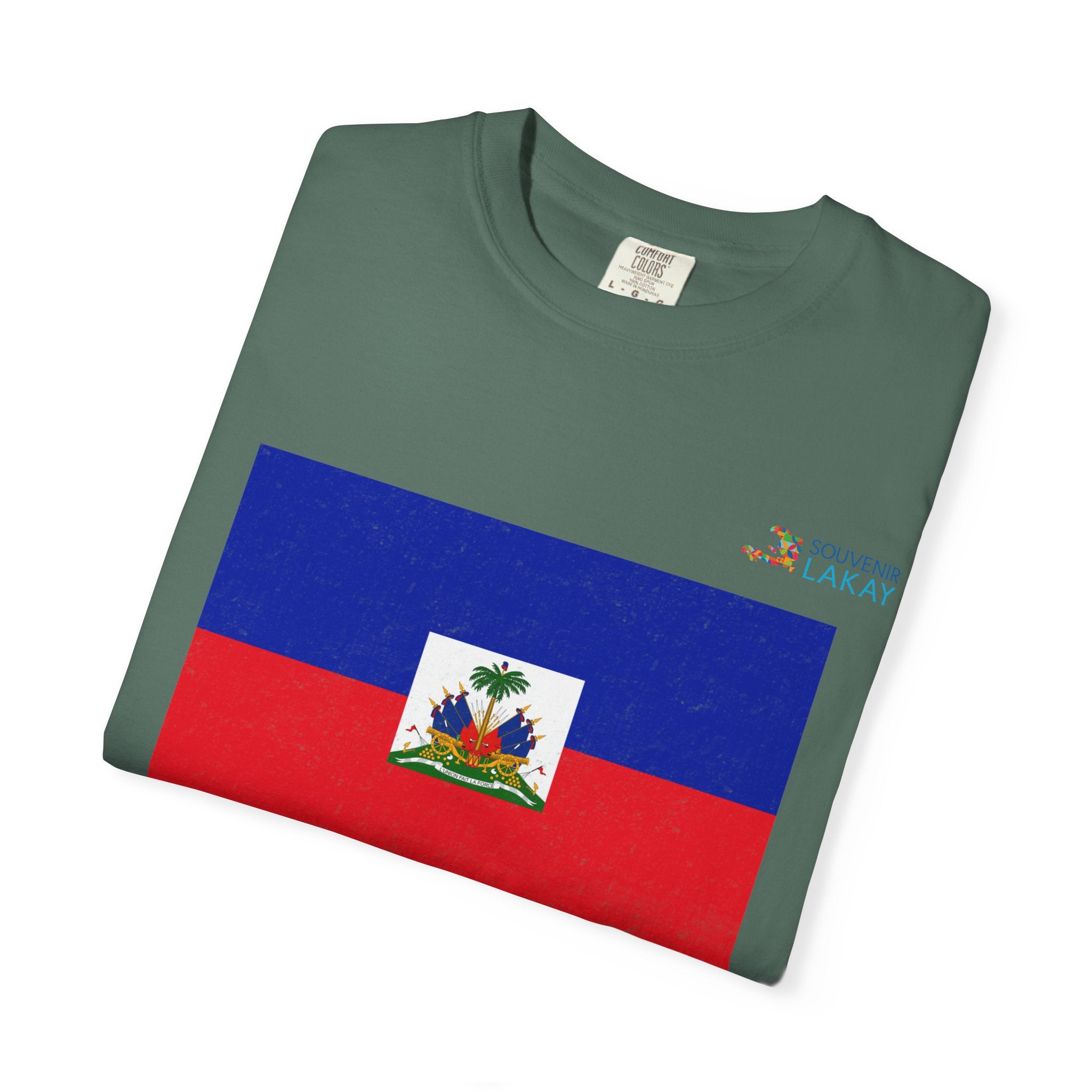 Haiti Flag T-Shirt — “#Nou Se Ayiti” / #WeAreHaiti Solidarity Tee