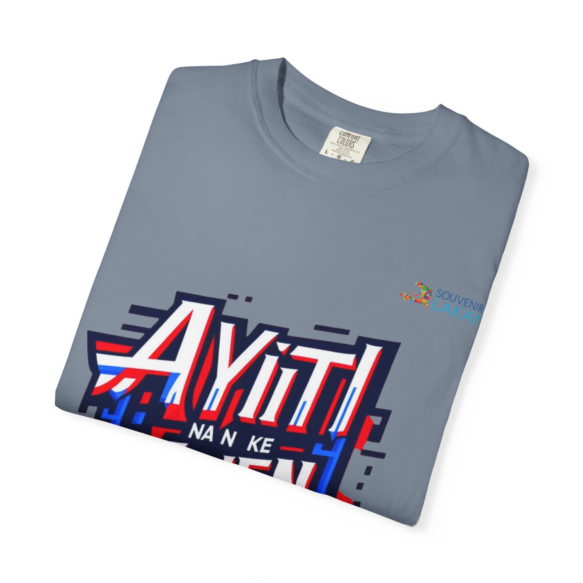 T-Shirt — 'Ayiti Nan Ke Mwen' Haitian Pride Graphic Tee