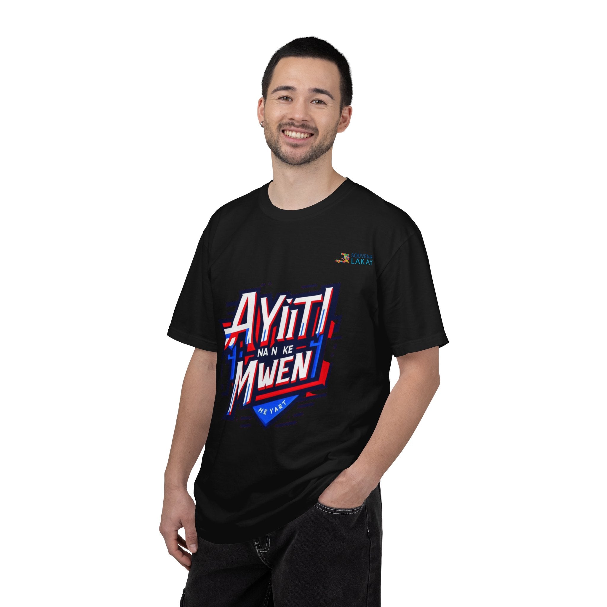 T-Shirt — 'Ayiti Nan Ke Mwen' Haitian Pride Graphic Tee