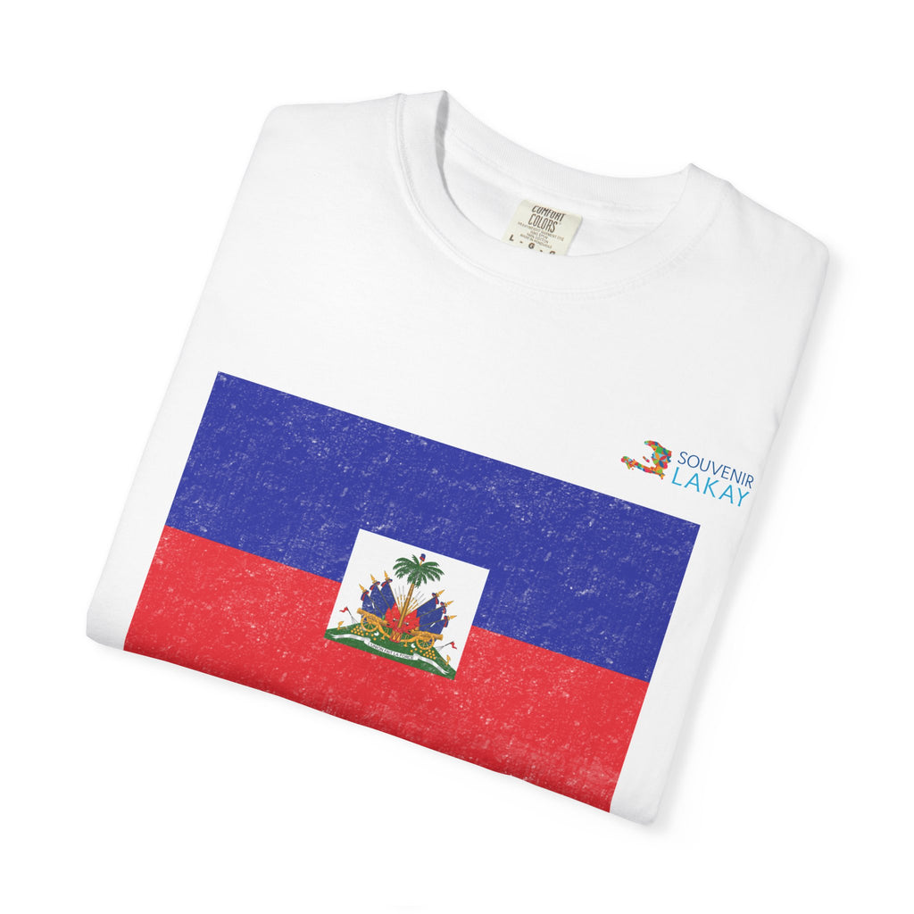 Haiti Flag T-Shirt — “#Nou Se Ayiti” / #WeAreHaiti Solidarity Tee